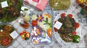 تصاویری از جشنواره غذای سالم در روستای ممان شهرستان میانه
