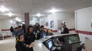 گزارش تصویری ارائه خدمات به بیماران  در شهر آقکند