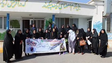 دیدار تیم شبکه بهداشت ودرمان میانه از سرای سالمندان