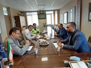 بازدید دکتر اصغر جعفری روحی رئیس مرکز اورژانس پیش بیمارستانی و مدیر حوادث دانشگاه علوم پزشکی تبریز از شبکه بهداشت و درمان میانه