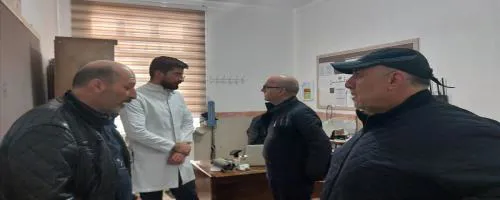 بازدید سرپرست دانشگاه علوم پزشکی تبریز از مرکز خدمات جامع سلامت شهری و روستایی ترکمنچای