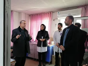 افتتاح دستگاه اتوآنالایزر آزمایشگاه بیمارستان خاتم الانبیاء (ص) میانه