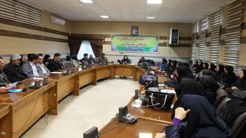 دومین جلسه گردهمایی فصلی پزشکان وماماهای تیم سلامت شهرستان میانه درسال 94