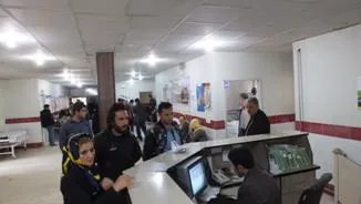 گزارش تصویری ارائه خدمات به بیماران  در شهر آقکند