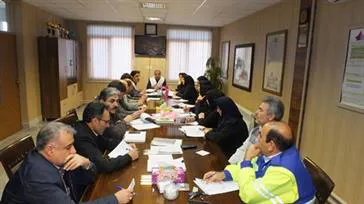 مانور دور میزی  مدیریت بحران وکاهش خطر و بلایا در شبکه بهداشت و درمان میانه