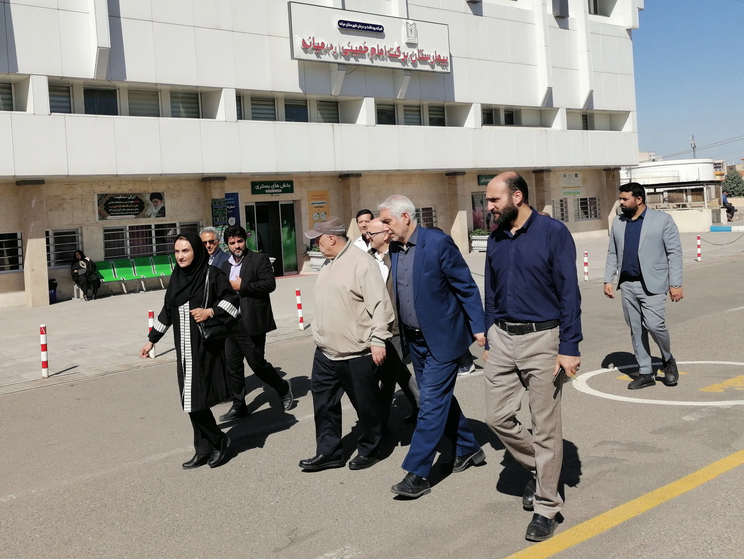 بازدید ریاست دانشگاه علوم پزشکی تبریز از شبکه بهداشت و درمان شهرستان میانه